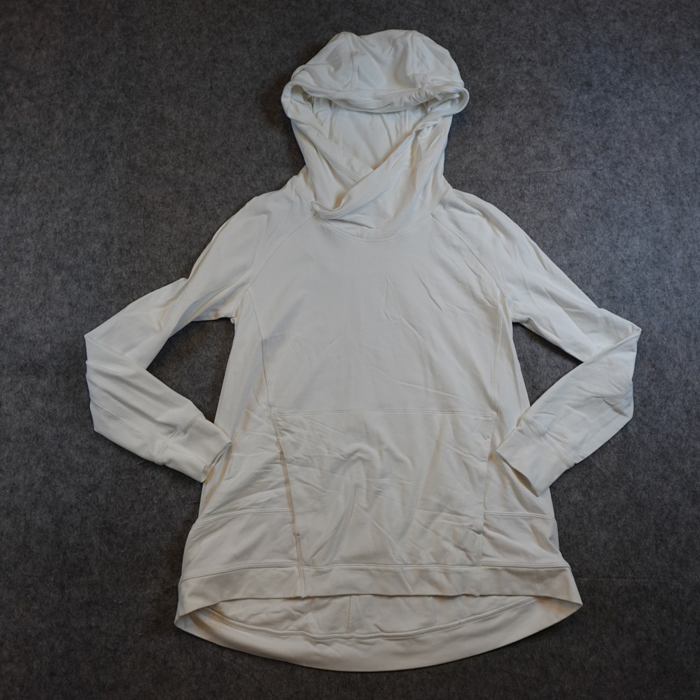 Lululemon Hoodie Women M/L? White Starting Place Pullover Hooded Pullover